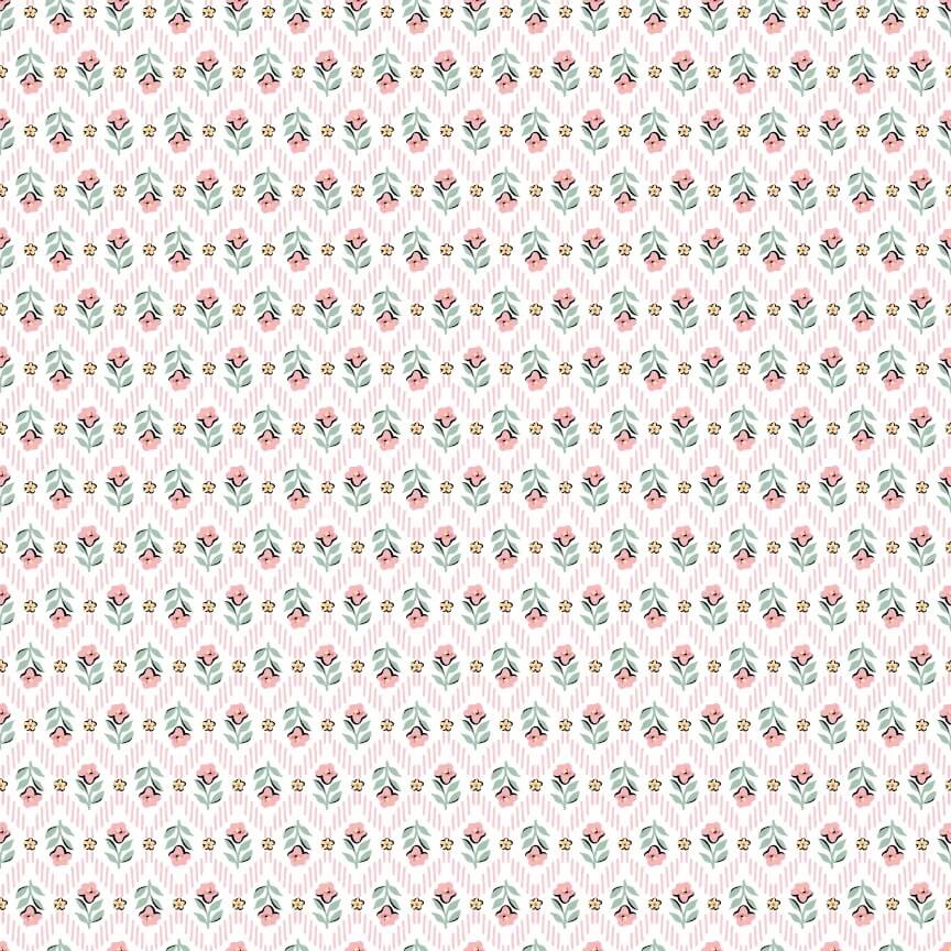 Granny's Sewing Room - Attic Curtains - Pink