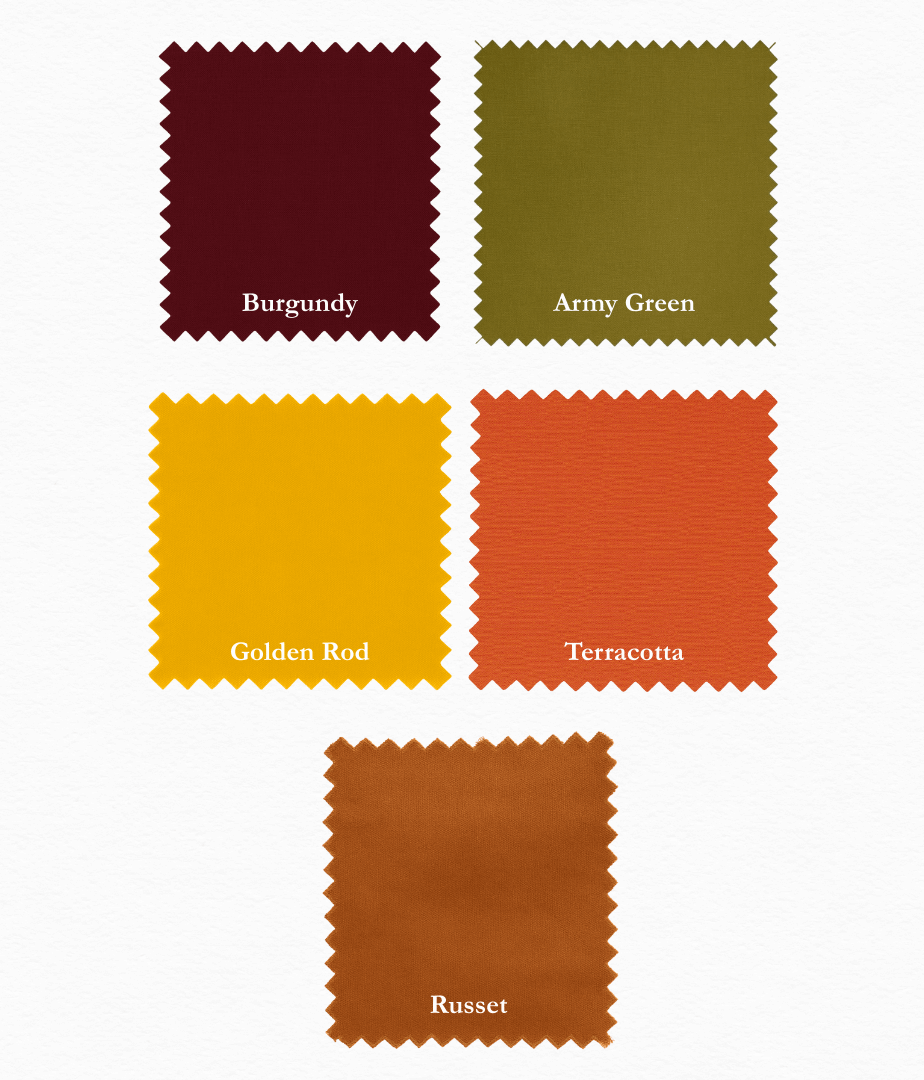 Supreme Solids - 2.5" Roll - Autumn Hues (40 Strips)