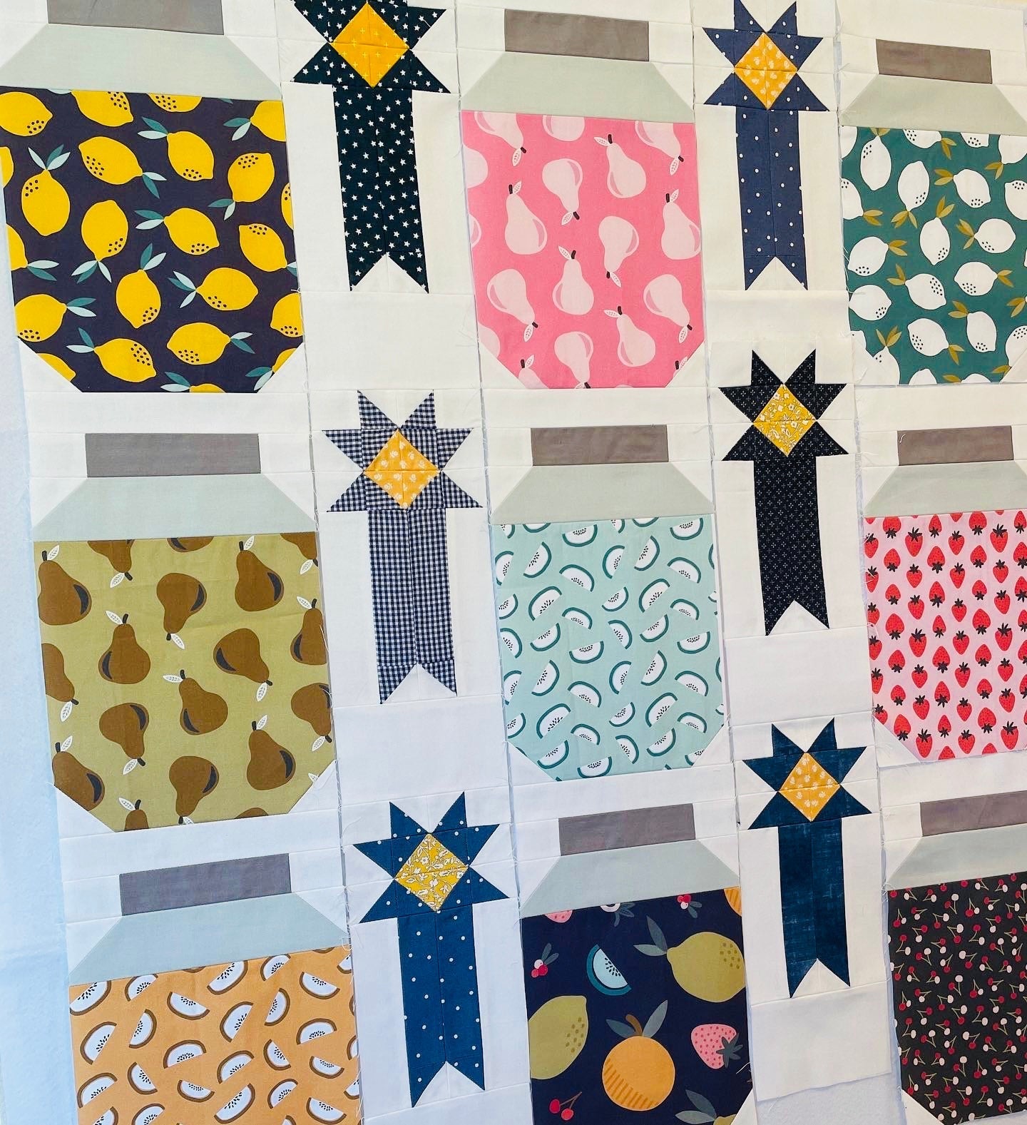 Blue Ribbon Preserves Quilt Pattern Paper Print Version – quiltkit.com