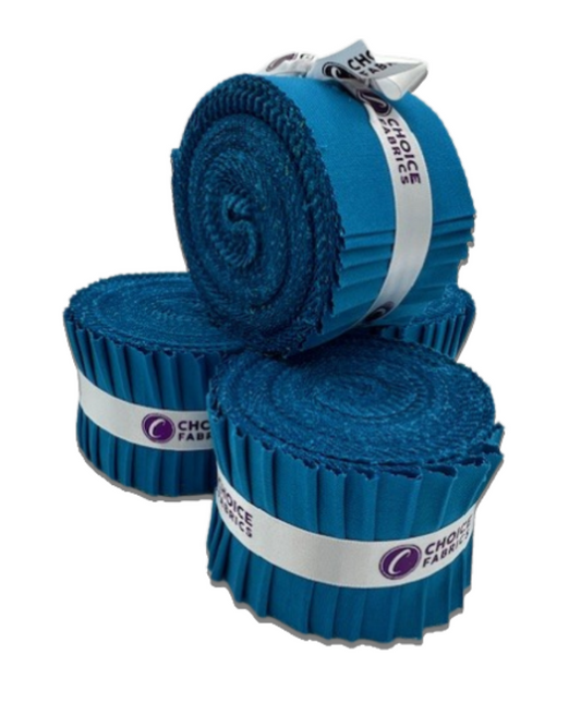 Supreme Solids - 2.5" Roll - Blue Jewel (20 cuts)