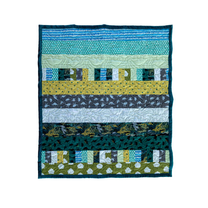 Bricks and Beams Quilt Kit - Dinosaurs