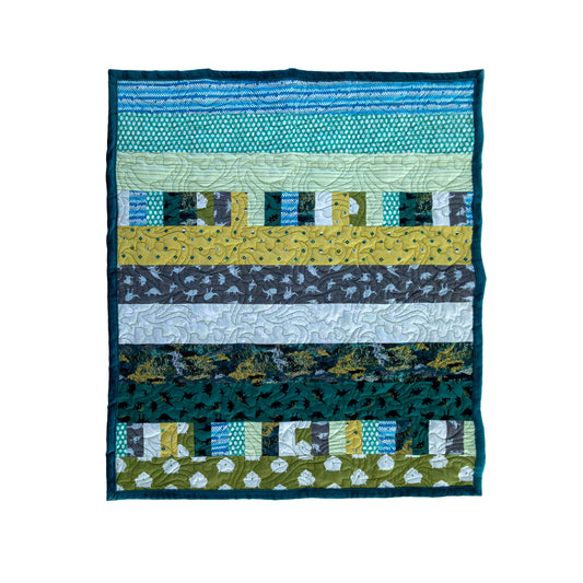 Bricks and Beams Quilt Kit - Dinosaurs