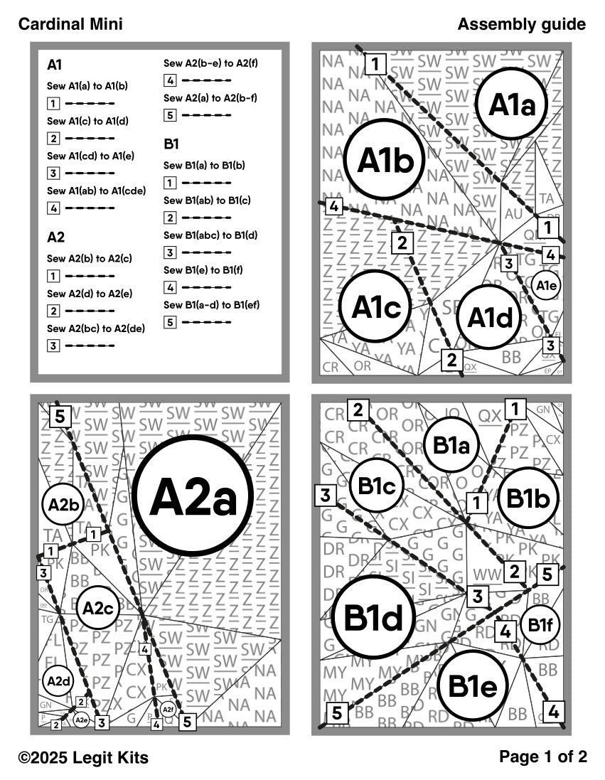 Cardinal Mini Quilt Kit