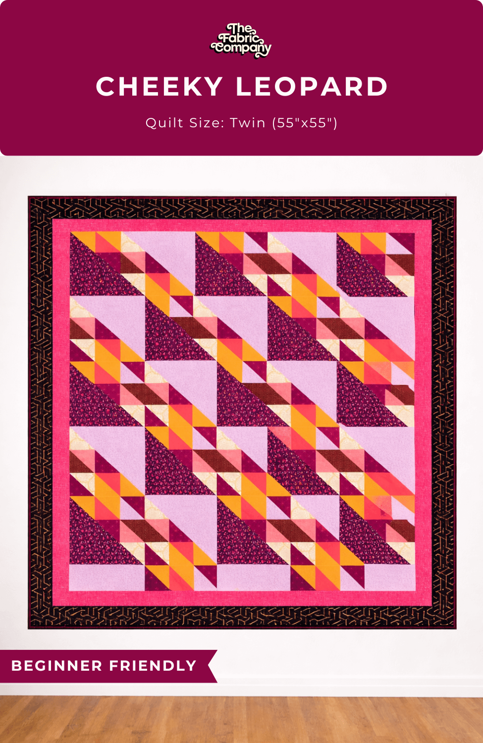 Cheeky Leopard - Quilt Kit