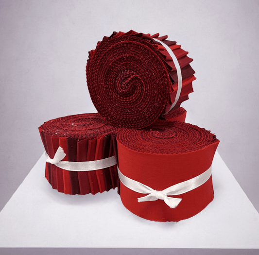 Supreme Solids - 2.5" Roll - Shades of Red (20 cuts)