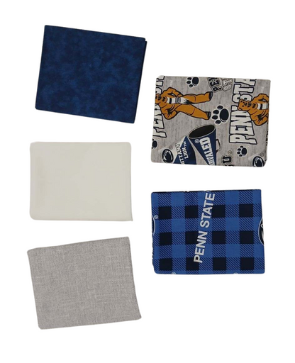 Penn State Nittany Lions - Fat Quarter Bundle - 20 pack (Blue & White)