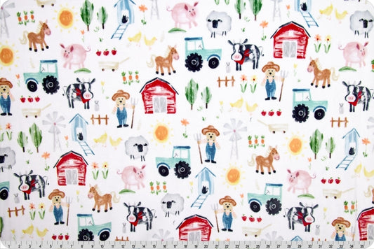 Farmer Ted Digital Cuddle 58/60" Fabric Per Yard
