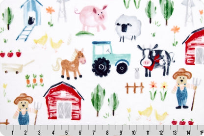 Farmer Ted Digital Cuddle 58/60" Fabric Per Yard