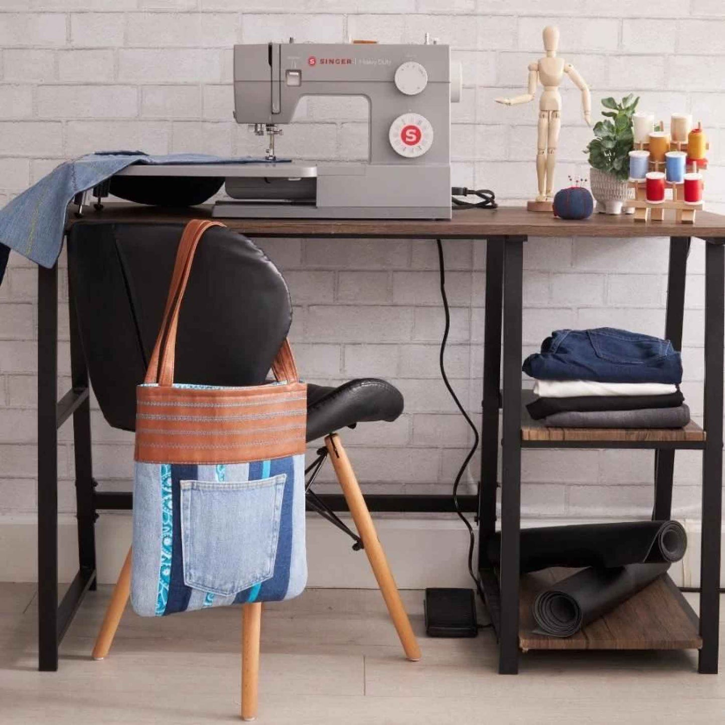 SINGER® Heavy Duty 6360 Sewing Machine with Extension Table