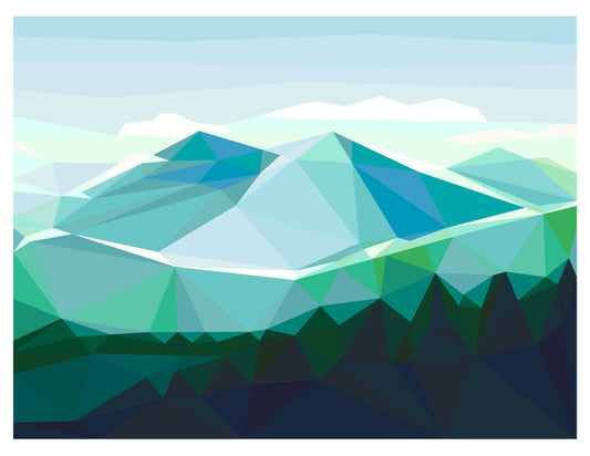 Hazy Hills East Pattern (CONFETTI)