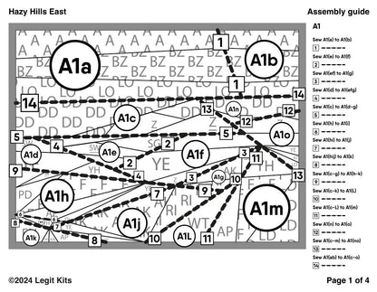 Hazy Hills East Pattern
