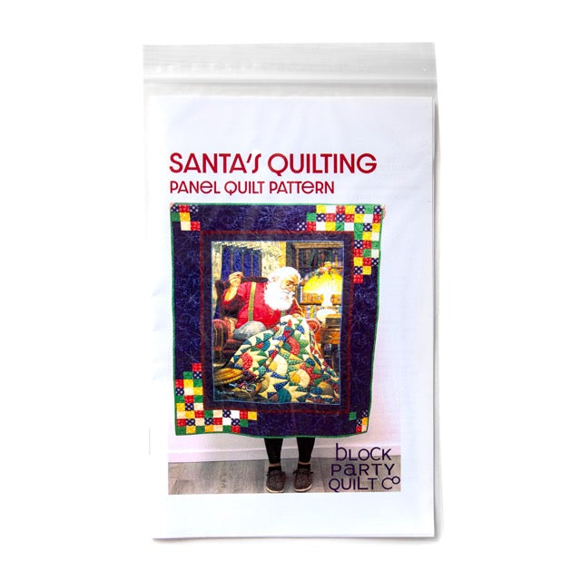 Quilting Santa Panel Quilt Pattern