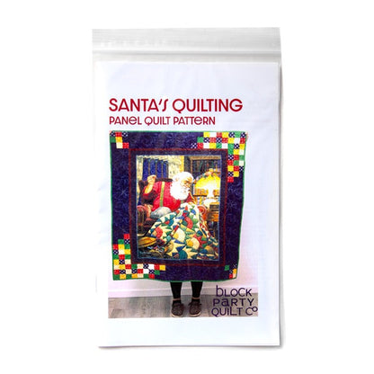 Quilting Santa Panel Quilt Pattern