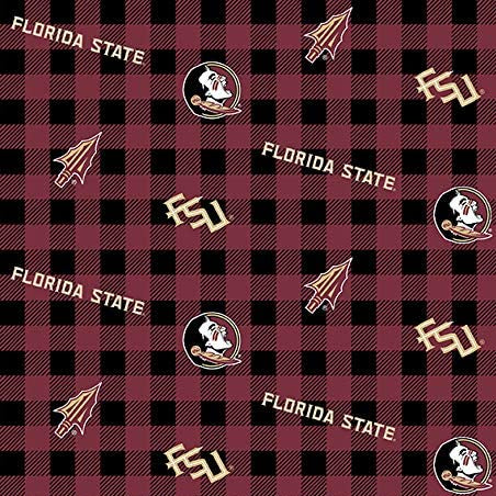Florida State Seminoles - Buffalo Plaid (3-Yard Pack)