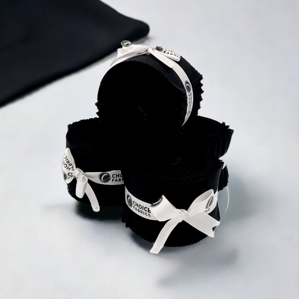 Supreme Solids - 2.5" Roll - Black (20 cuts)