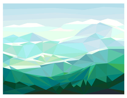 Hazy Hills Central Quilt Kit (CONFETTI)