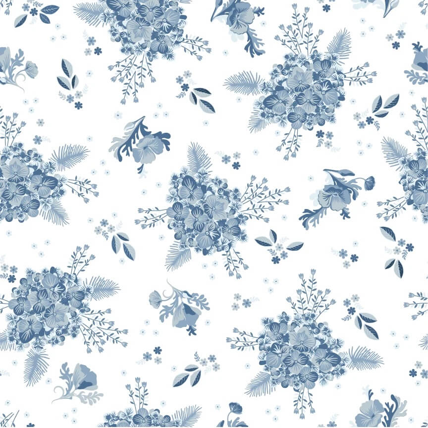 Lakeland Blues - Hydrangeas Light