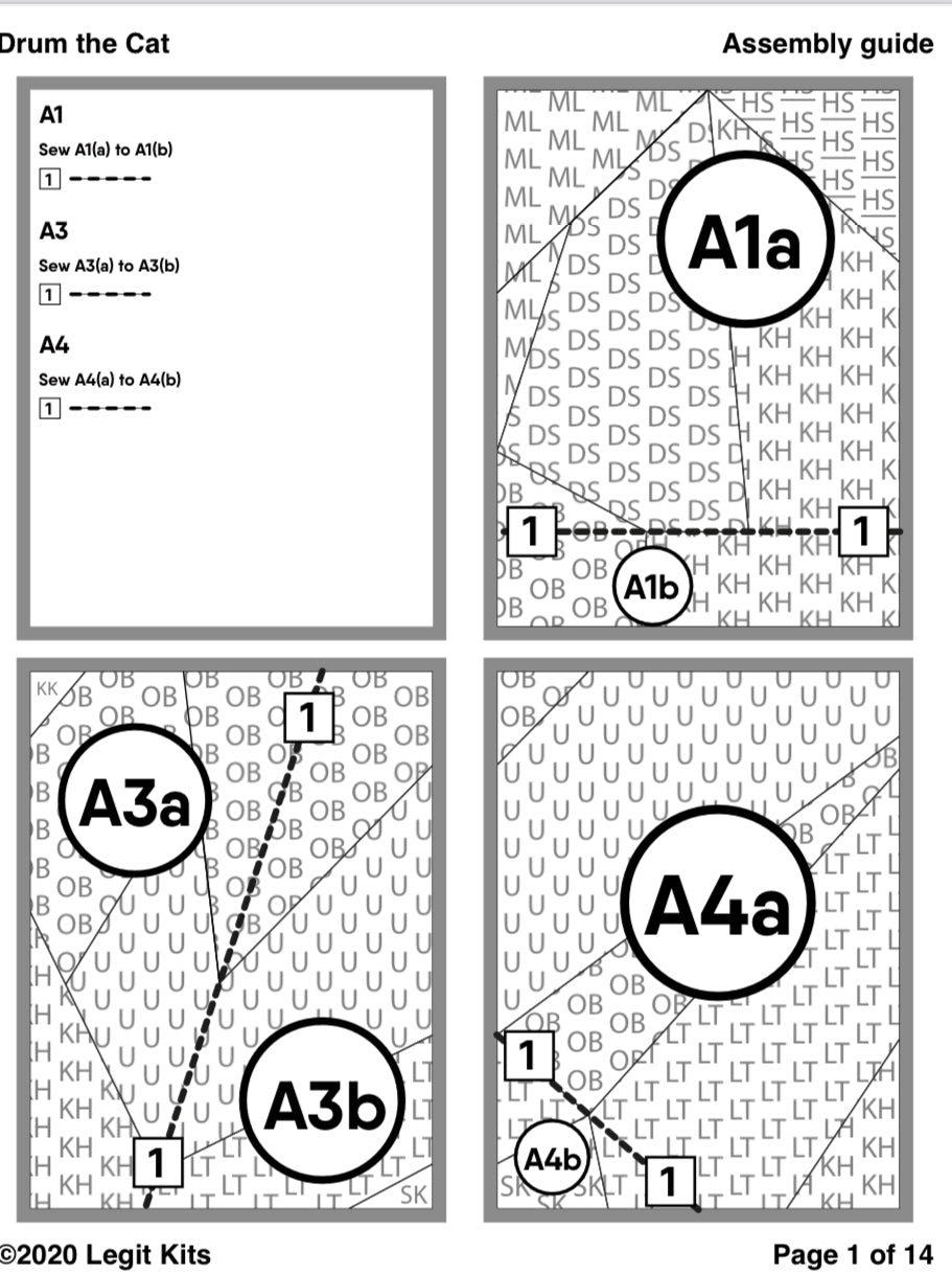 Drum the Cat Pattern