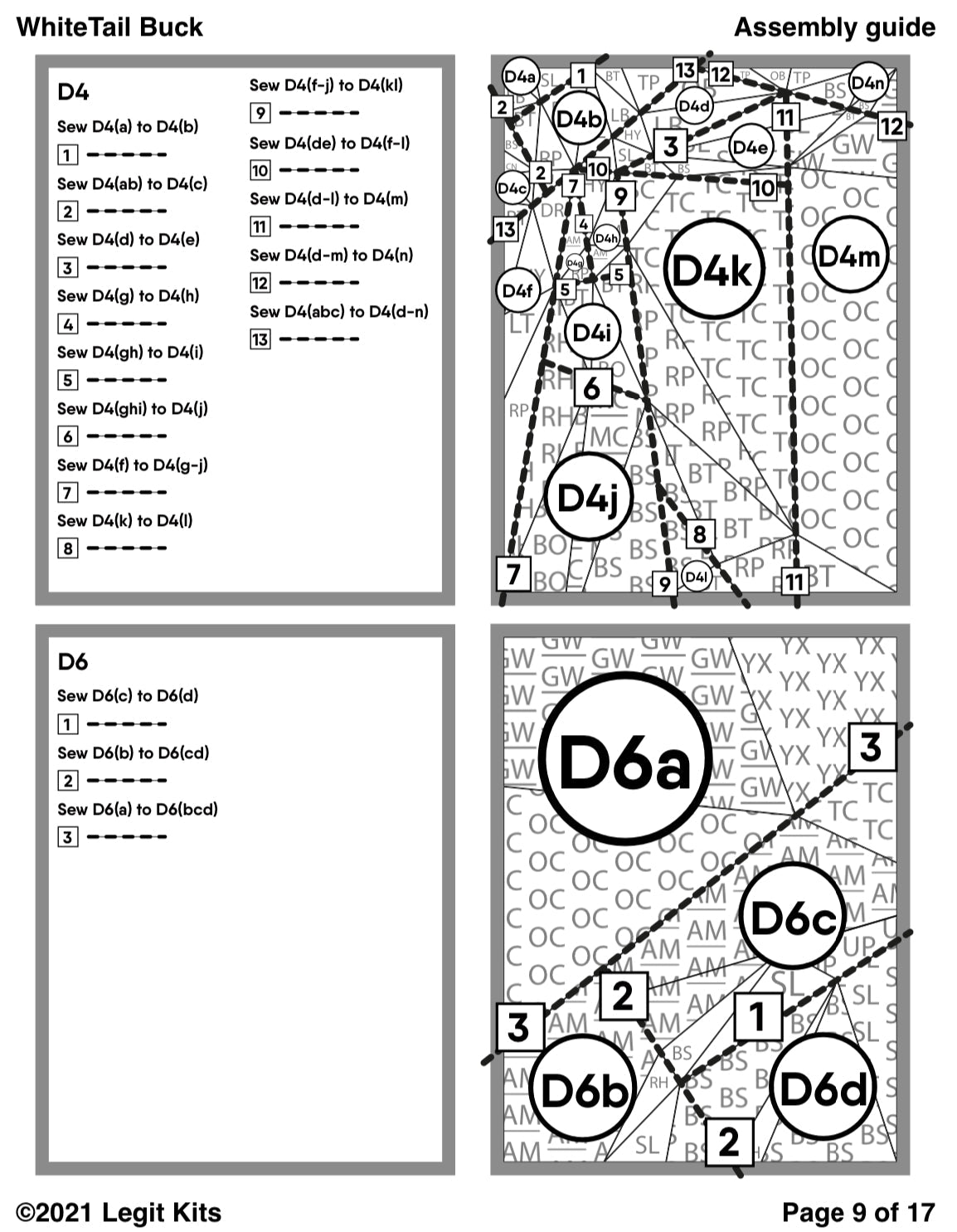 White Tail Buck Pattern