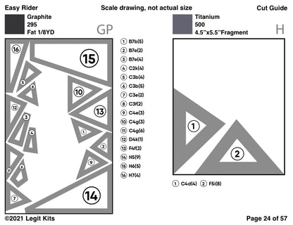 Easy Rider Quilt Kit