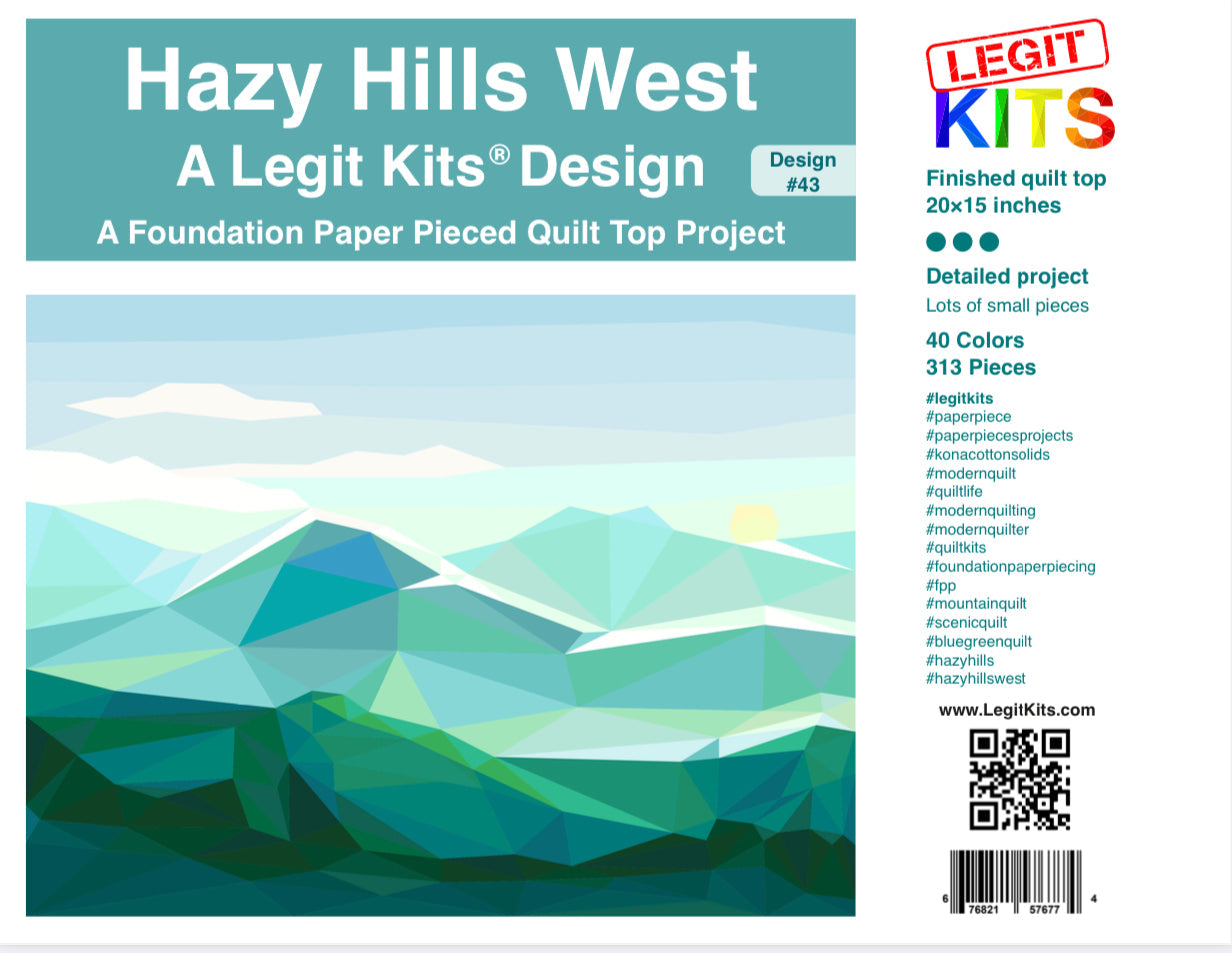Hazy Hills West Quilt Kit (CONFETTI)