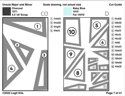Ursula Major & Minor Quilt Kit