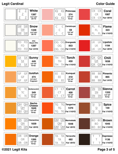 Cardinal Quilt Kit
