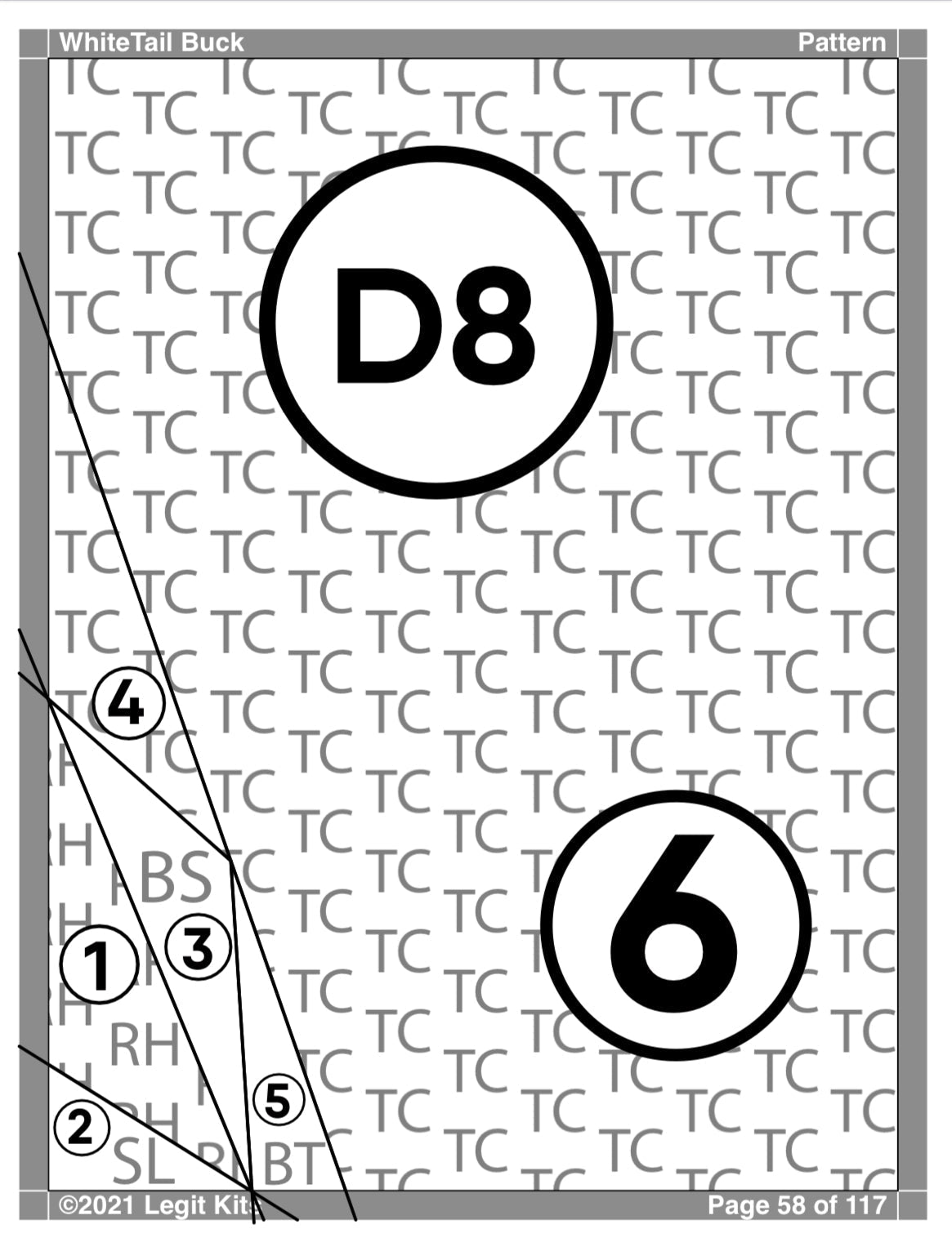 White Tail Buck Pattern