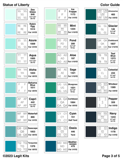 Statue of Liberty Pattern