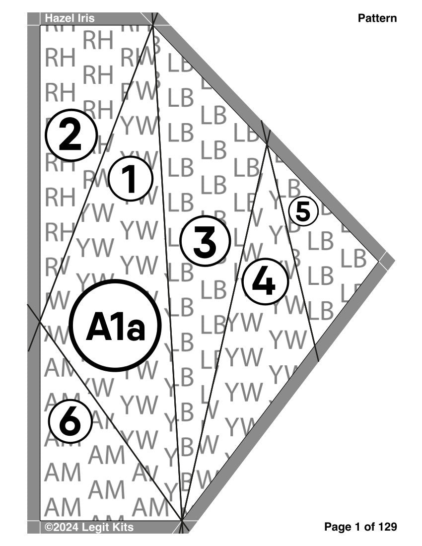 Hazel Iris Pattern