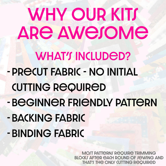 Patriotic Gnomes Quilted Table Runner Precut Quilt Kit