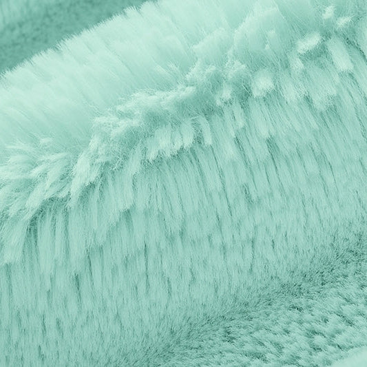 Luxe Cuddle Bunny Aqua Sea 58"/60" Fabric per yard