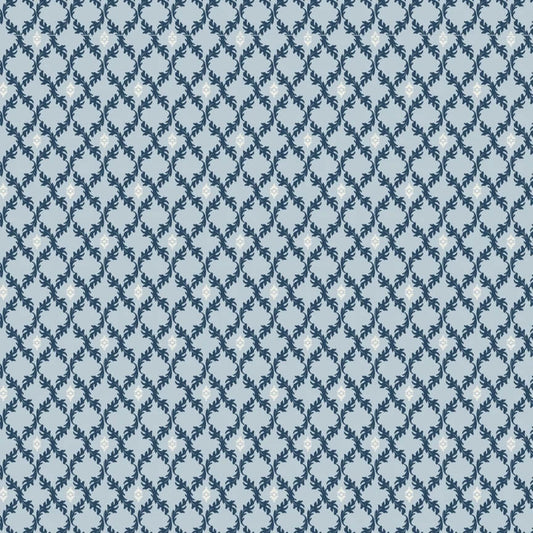 Lakeland Blues - Leafy Diamonds Medium