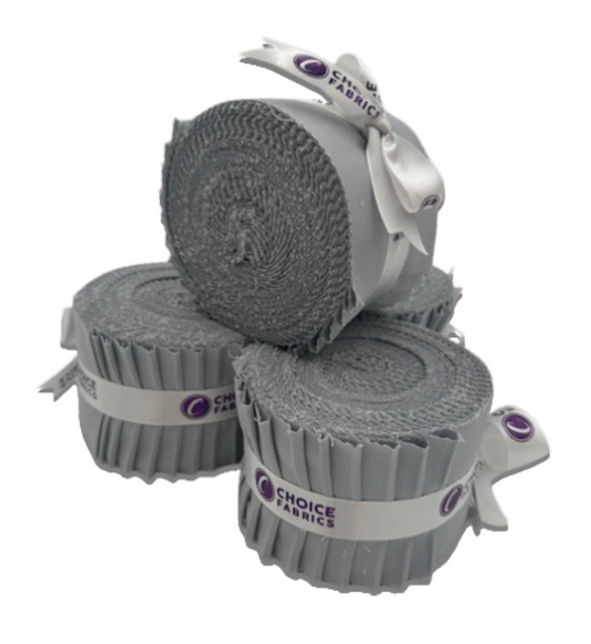 Supreme Solids - 2.5" Roll - Light Ash Grey (20 cuts)