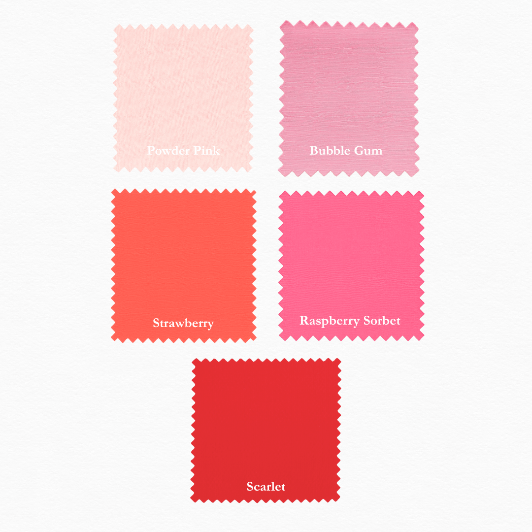Supreme Solids - One Yard Bundle - 5 pack (Love Pop)