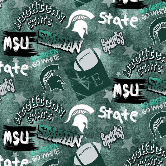Michigan State Spartans - Graffiti (3-Yard Pack)
