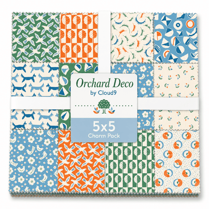 Orchard Deco by Cloud9 - 5x5 Charm Pack (42 Squares)