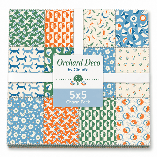Orchard Deco by Cloud9 - 5x5 Charm Pack (42 Squares)