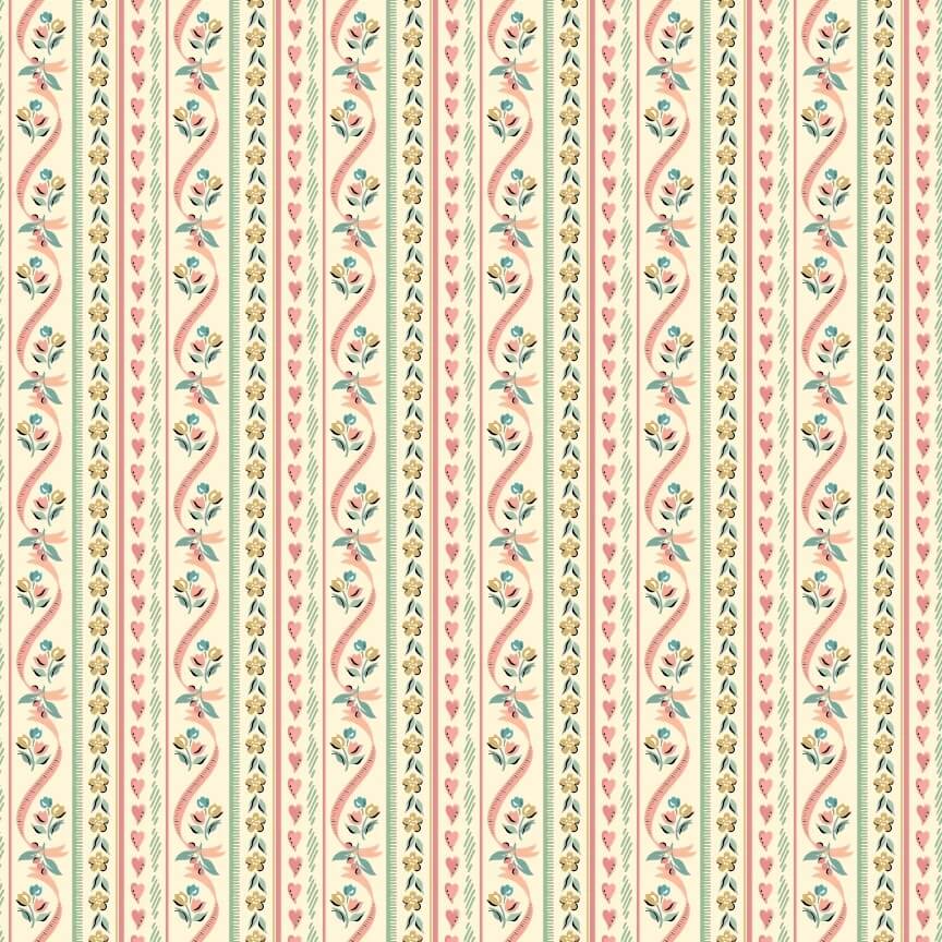 Granny's Sewing Room - Pillow Ticking - Yellow