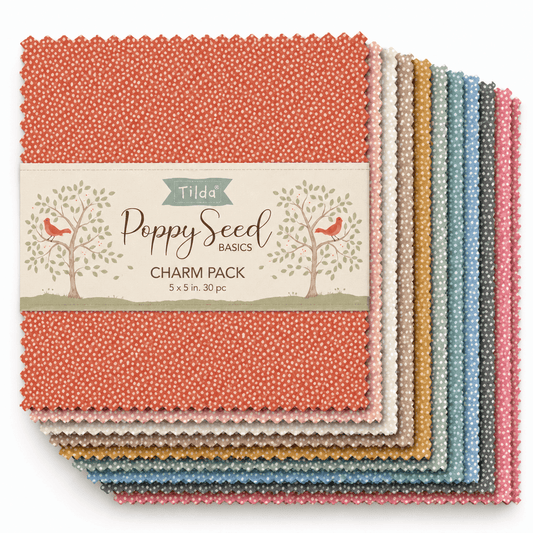 Tilda Poppy Seed 5" Charm Pack