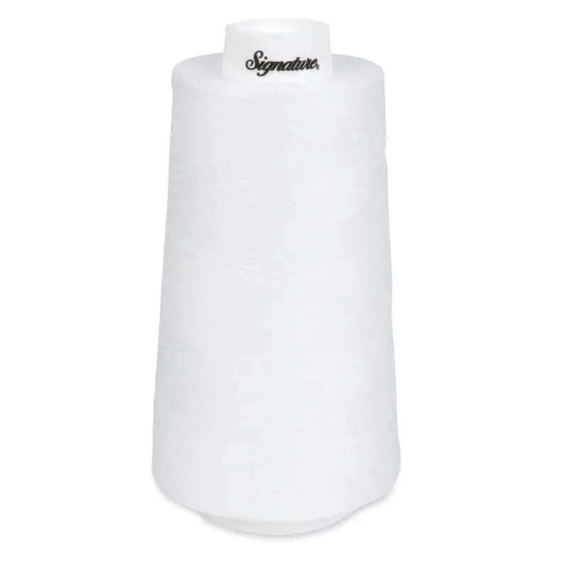 Signature 40 wt Cotton Quilting Thread 3,000 yd Cone - White