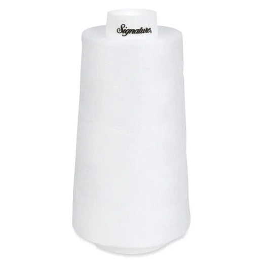 Signature 40 wt Cotton Quilting Thread 3,000 yd Cone - White