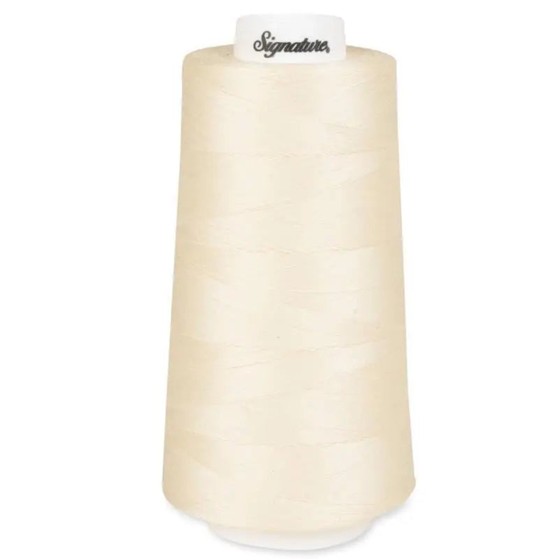 Signature 40 wt Cotton Quilting Thread 3,000 yd Cone - Parchment