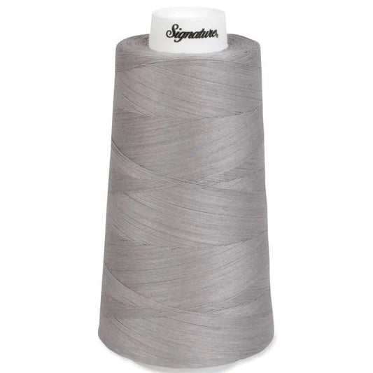 Signature 40 wt Cotton Quilting Thread 3,000 yd Cone - Oyster Shell