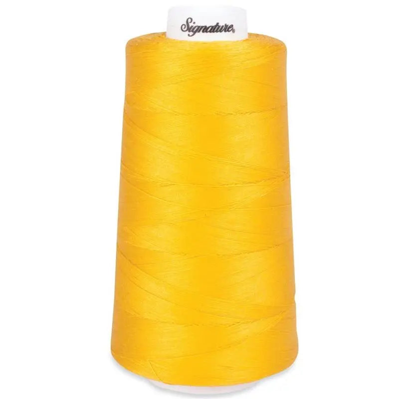 Signature 40 wt Cotton Quilting Thread 3,000 yd Cone - Star Gold