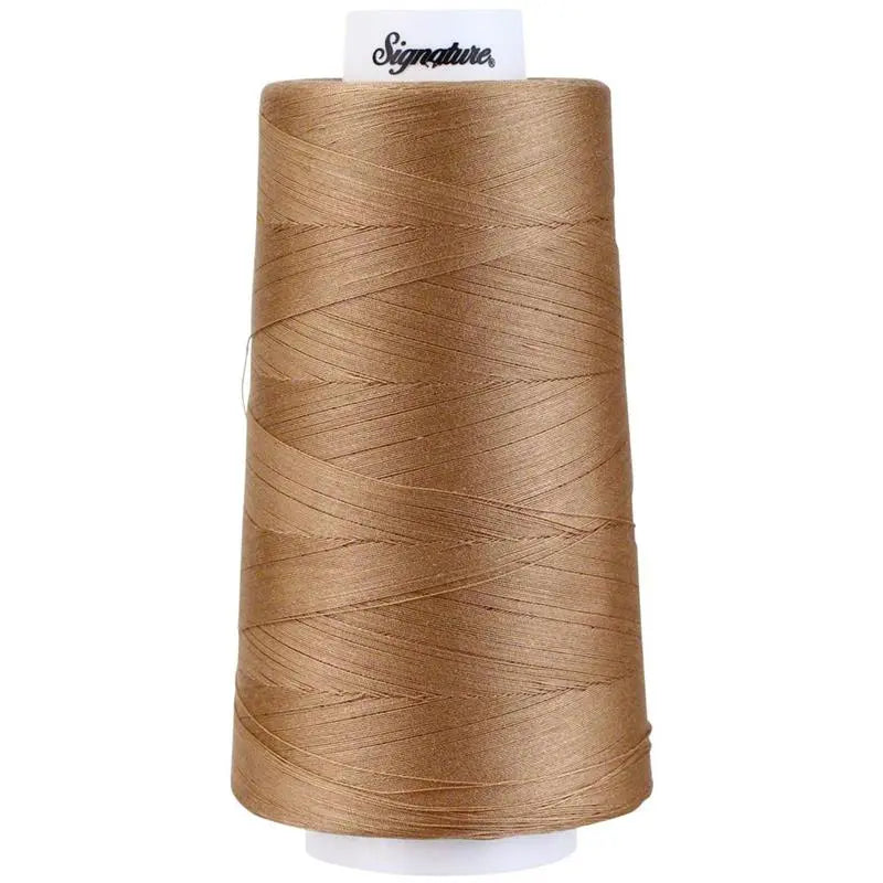 Signature 40 wt Cotton Quilting Thread 3,000 yd Cone - Fawn