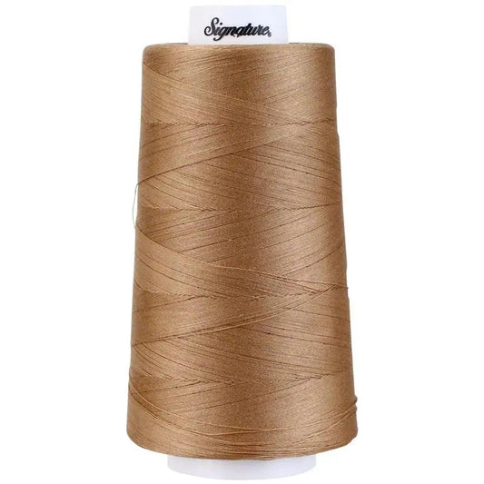 Signature 40 wt Cotton Quilting Thread 3,000 yd Cone - Fawn