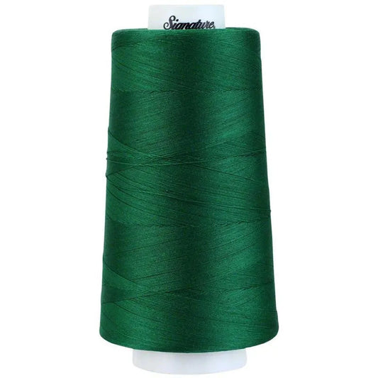 Signature 40 wt Cotton Quilting Thread 3,000 yd Cone - Light Piper Green
