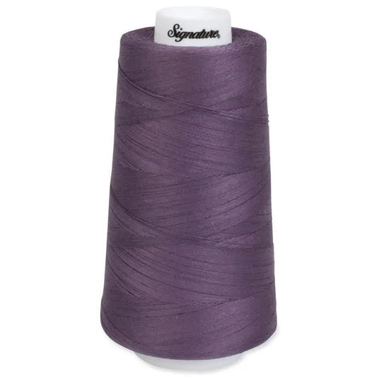 Signature 40 wt Cotton Quilting Thread 3,000 yd Cone - Dusty Plum