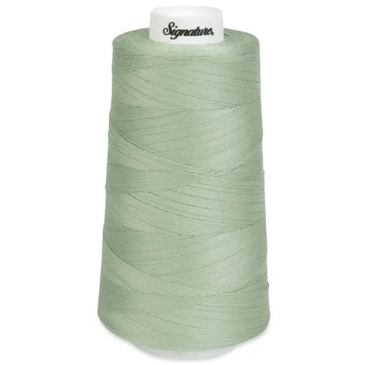 Signature 40 wt Cotton Quilting Thread 3,000 yd Cone - Seafoam